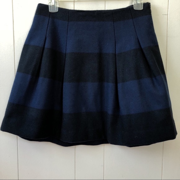 Madewell Dresses & Skirts - Madewell Striped Wool Skirt 2 Madewell Dresses & Skirts - Madewell Striped Wool Skirt 2